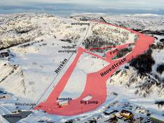 Mappa delle piste Sandnes
