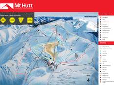 Mappa delle piste Mt. Hutt