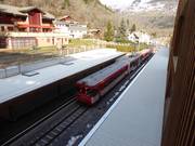 Hub dei trasporti pubblici a Fiesch