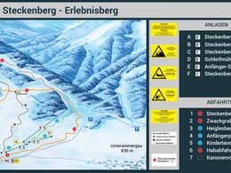Mappa delle piste Steckenberg - Unterammergau
