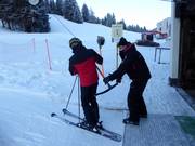 Alla sciovia quasi mai si sale da soli