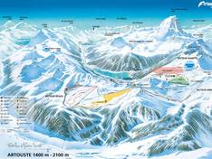 Mappa delle piste Artouste