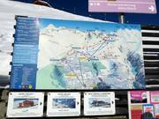 Mappa delle piste nell’area sciistica Belalp