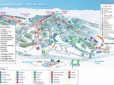 Mappa delle piste Ancelle