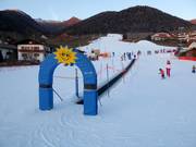 Pista pratica con tappeto roulant