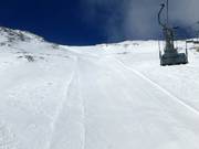 Pendio ripido verso la Mittersteinbahn