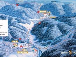 Mappa delle piste Horal