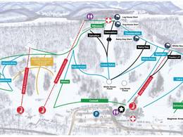 Mappa delle piste Mt. La Crosse