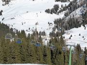 Vista verso la Baita degli Angeli