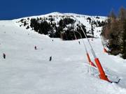 Innevamento completo nell’area sciistica