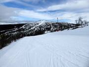 Nella zona sciistica di Vemdalsskalet c'è abbondante neve.