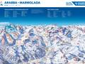 Mappa delle piste Arabba/Marmolada