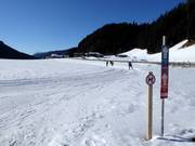 Pista da fondo nella valle presso Filzmoos