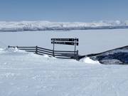 Segnaletica delle piste nell’area sciistica Björkliden