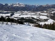 Itinerario sciistico a valle