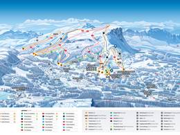 Mappa delle piste Skeikampen - Gausdal