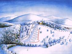 Mappa delle piste Svatá Anna