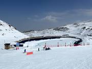 Lago di accumulo nell’area sciistica Sierra Nevada