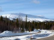 Vista sull’area sciistica Ylläs