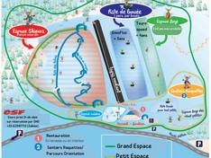 Mappa delle piste Wiidoo’Gliss - La Bresse