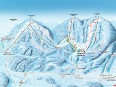 Mappa delle piste Hochficht