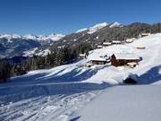 Inizio dell’itinerario sciistico verso valle