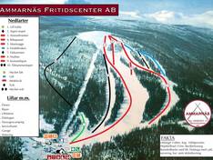 Mappa delle piste Ammarnäs