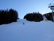 Discesa a valle nera