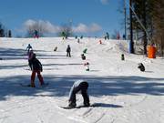 Divertenti figure sulla pista