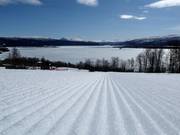 Preparazione perfetta delle piste nell’area sciistica Tärnaby