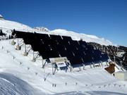 Energia solare presso la stazione in quota Caischavedra
