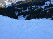 Ripida discesa Klostertaler Bärenloch