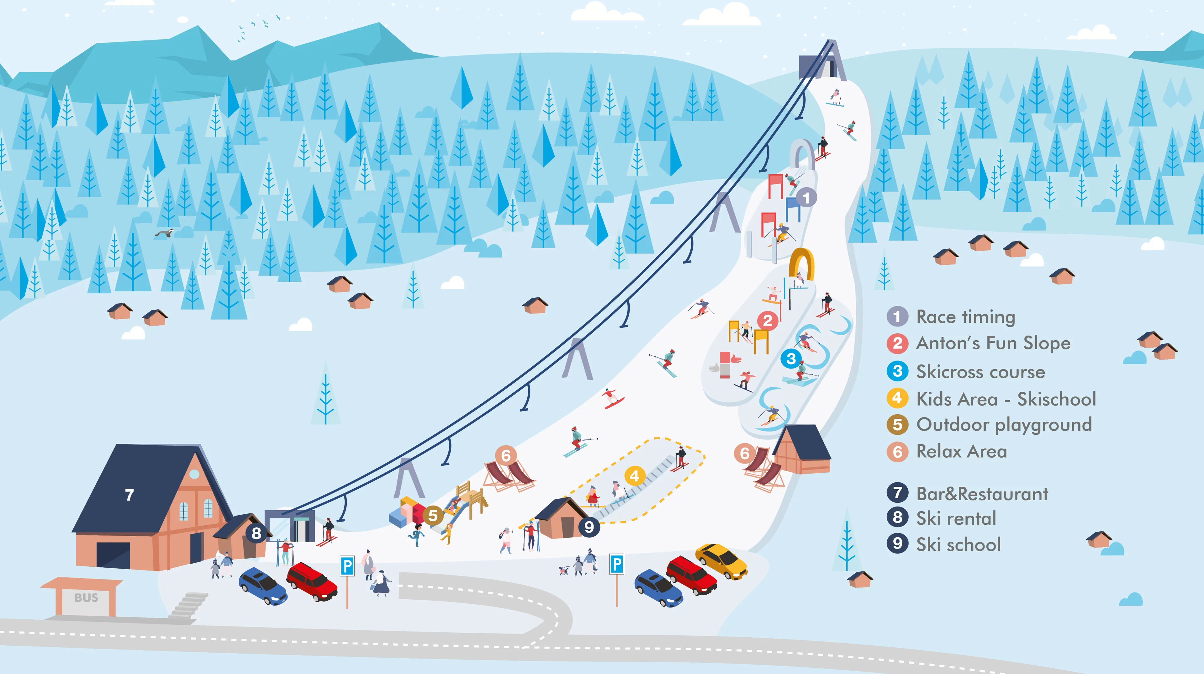 Mappa delle piste Riepenlift - Anterselva di Mezzo (Antholz-Mittertal)