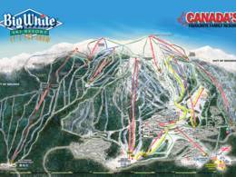 Mappa delle piste Big White