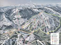Mappa delle piste Yellowstone Club