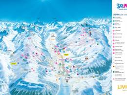 Mappa delle piste Livigno