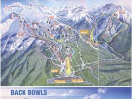 Mappa delle piste Lake Louise