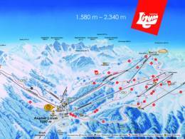 Mappa delle piste Axamer Lizum