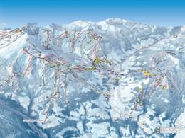 Mappa delle piste Megève/Saint-Gervais