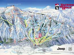 Mappa delle piste Jackson Hole