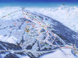 Mappa delle piste Bergeralm - Steinach am Brenner