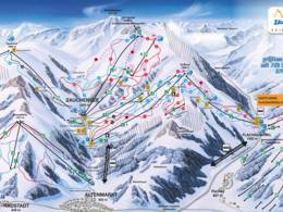 Mappa delle piste Zauchensee/Flachauwinkl