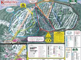 Mappa delle piste Kimberley