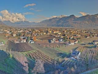 Blick auf Lana und Umgebung