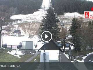 Blick zum Fichtelberg