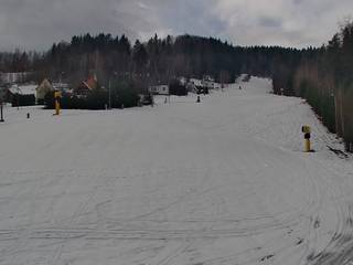 Laskowa-ski - widok z dolnej stacji