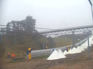 Kurza Góra - widok na stok i wieżę