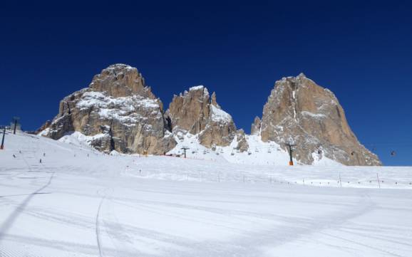 Sciare nella Val di Fassa