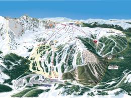 Mappa delle piste Arapahoe Basin