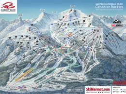 Mappa delle piste Marmot Basin - Jasper